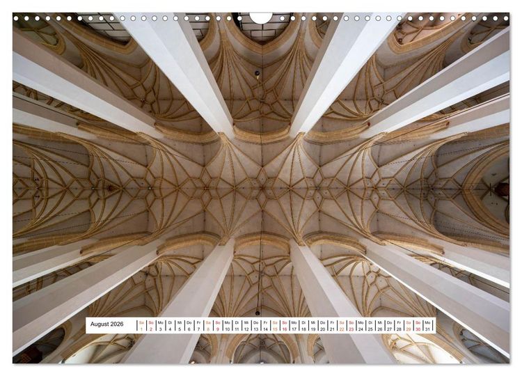 Produktbild: Gew&ouml;lbe des Glaubens &ndash; Kirchendecken Europas (Wandkalender 2026 DIN A3 quer), CALVENDO Monatskalender