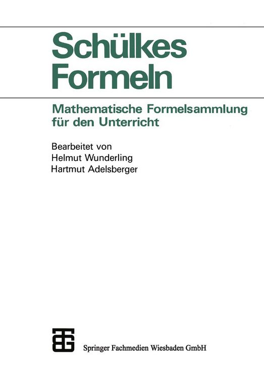 Produktbild: Sch&uuml;lkes Formeln