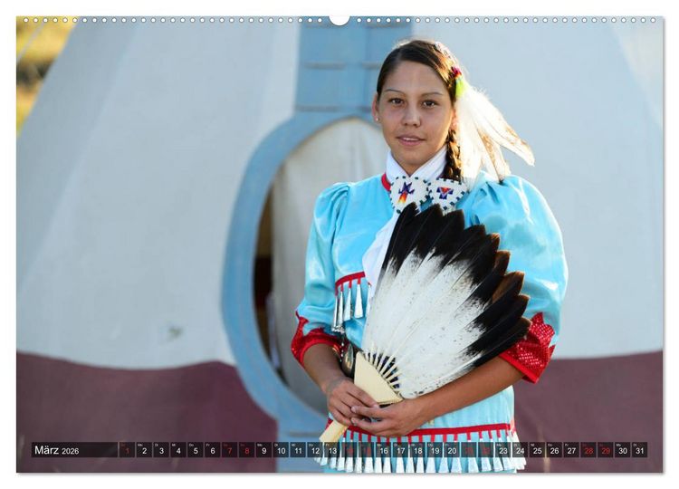 Produktbild: Indian Country - Indianer im Westen der USA (hochwertiger Premium Wandkalender 2026 DIN A2 quer), Kunstdruck in Hochglanz