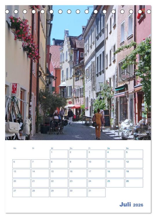 Produktbild: Lindau. Die Gl&uuml;cksfinder-Insel (Tischkalender 2026 DIN A5 hoch), CALVENDO Monatskalender