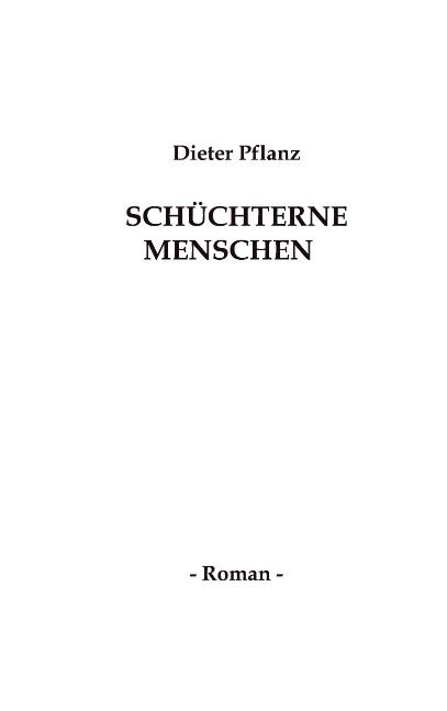 Produktbild: Sch&uuml;chterne Menschen