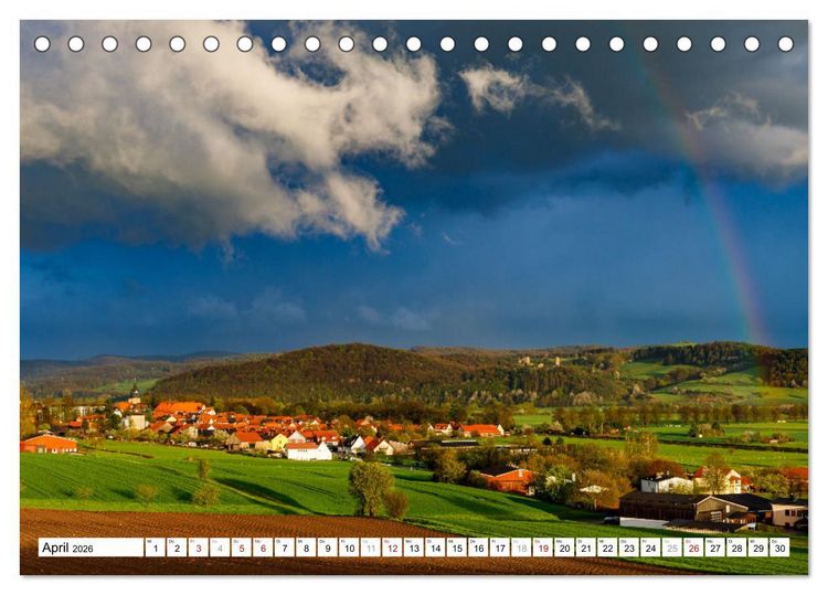 Produktbild: Mein sch&ouml;nes Herleshausen (Tischkalender 2026 DIN A5 quer), CALVENDO Monatskalender