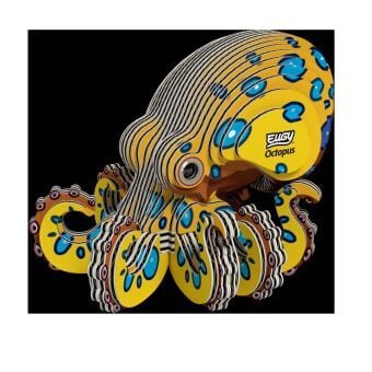 Produktbild: EUGY - 3D Bastelset Oktopus