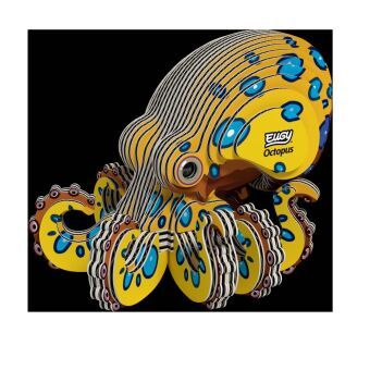 Produktbild: EUGY - 3D Bastelset Oktopus