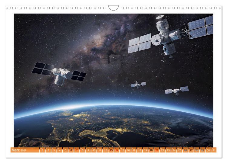 Produktbild: Im Weltall ist Stille (Wandkalender 2027 DIN A3 quer), CALVENDO Monatskalender