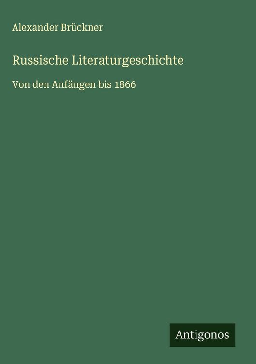 Produktbild: Russische Literaturgeschichte