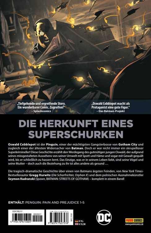 Produktbild: Batman/Pinguin: Schmerz und Vorurteil