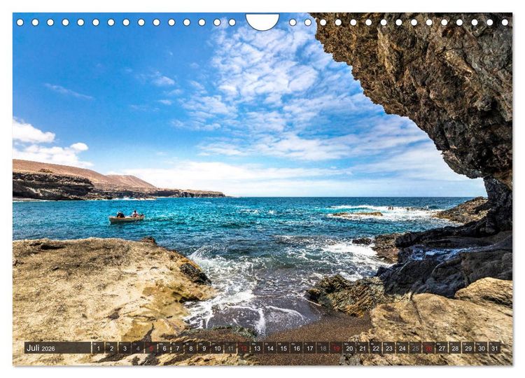 Produktbild: FUERTEVENTURA Paradiesische Impressionen der Insel (Wandkalender 2026 DIN A4 quer), CALVENDO Monatskalender