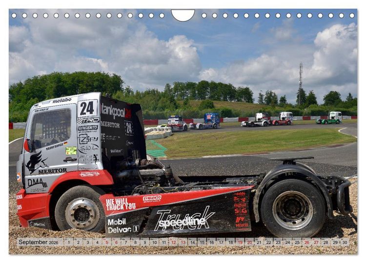 Produktbild: Best of TRUCK RACING (Wandkalender 2026 DIN A4 quer), CALVENDO Monatskalender