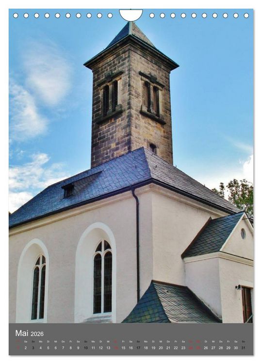 Produktbild: Kirchen und Kl&ouml;ster deutsche Kleinode (Wandkalender 2026 DIN A4 hoch), CALVENDO Monatskalender