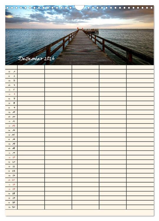 Produktbild: Noch mehr F&ouml;hrweh Familienplaner (Wandkalender 2026 DIN A3 hoch), CALVENDO Monatskalender