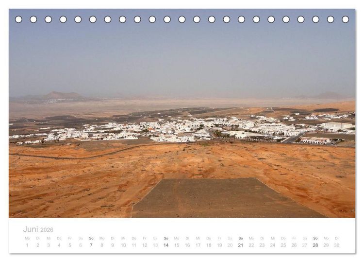 Produktbild: Die unwirkliche Welt von Lanzarote (Tischkalender 2026 DIN A5 quer), CALVENDO Monatskalender