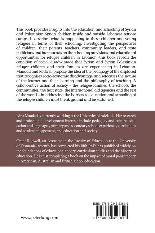 Produktbild: Schooling and Education in Lebanon