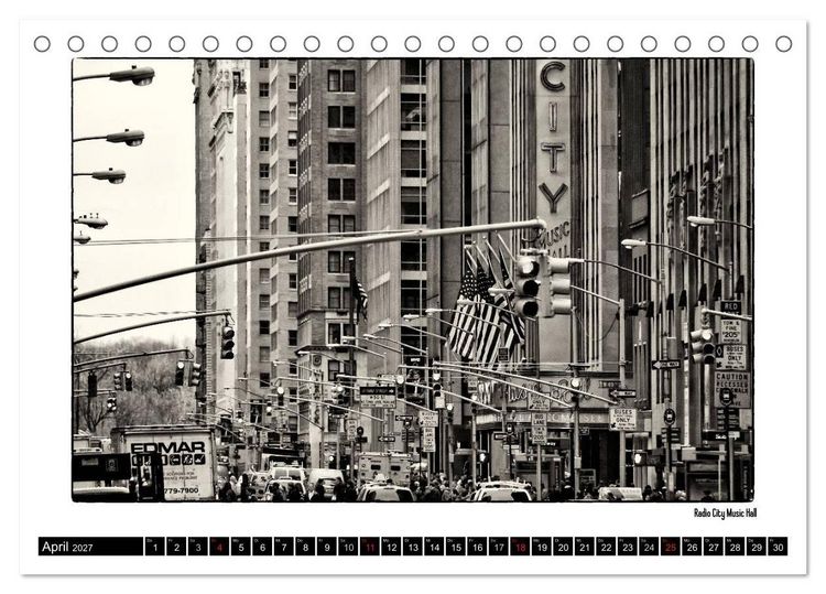 Produktbild: Manhattan Memories - Erinnerungen an New York (Tischkalender 2027 DIN A5 quer), CALVENDO Monatskalender