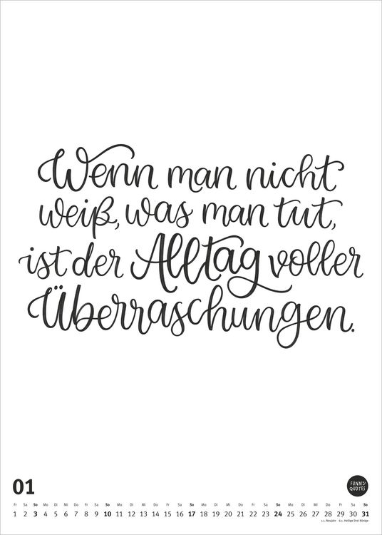 Produktbild: Funny Quotes-Kalender 2027