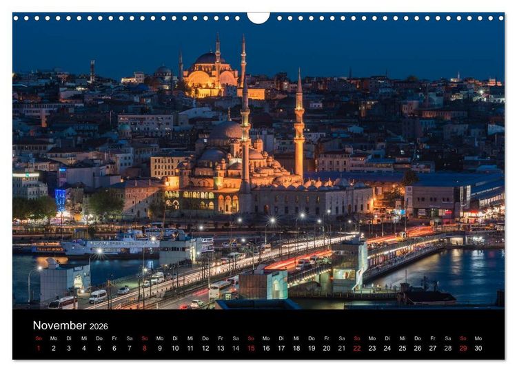 Produktbild: Istanbul - Stadt am Bosporus (Wandkalender 2026 DIN A3 quer), CALVENDO Monatskalender