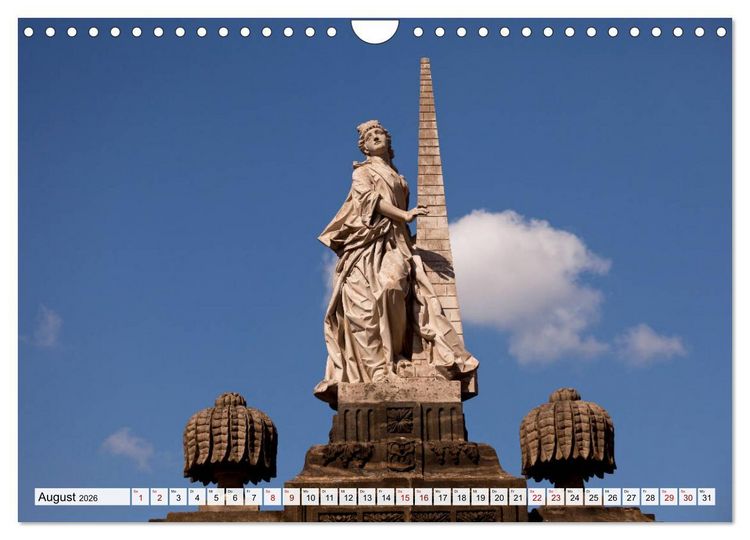 Produktbild: Franken - Bamberg, Bayreuth, Coburg, N&uuml;rnberg, Rothenburg, W&uuml;rzburg (Wandkalender 2026 DIN A4 quer), CALVENDO Monatskalender