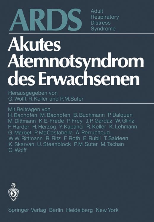 Produktbild: ARDS Akutes Atemnotsyndrom des Erwachsenen. Adult Respiratory Distress Syndrome