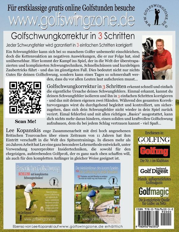 Produktbild: Golfschwungkorrektur in 3 Schritten