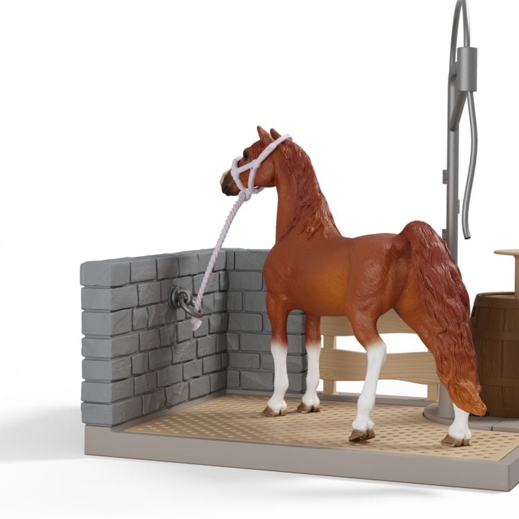 Produktbild: schleich&reg; 42792 - Horse Club, Sofias Horse Wash, Sofias Pferdewaschplatz, 26-teilig, Spielset