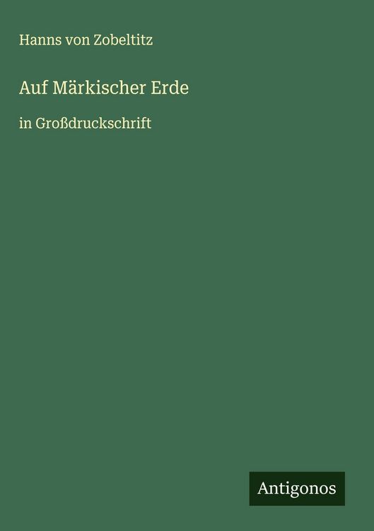 Produktbild: Auf M&auml;rkischer Erde