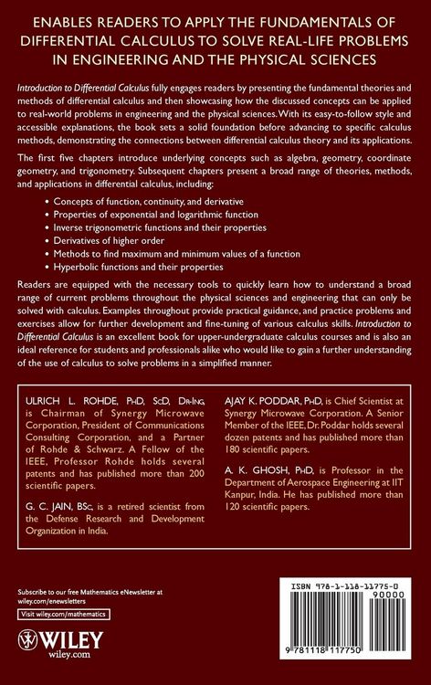 Produktbild: Introduction to Differential Calculus