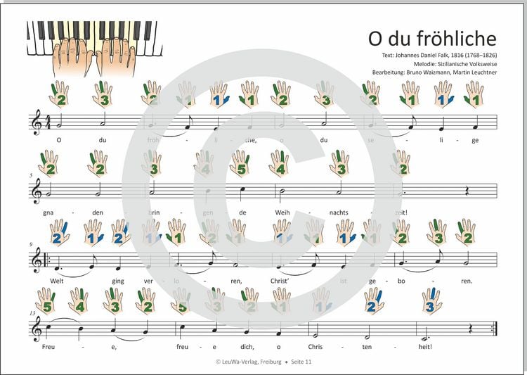 Produktbild: Einfacher!-Geht-Nicht: 24 Weihnachtslieder f&uuml;r Klavier und Keyboard mit CD