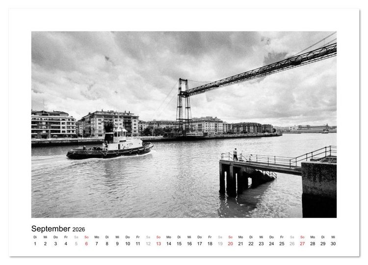 Produktbild: Bilbao - Bilder einer Stadt (Wandkalender 2026 DIN A2 quer), CALVENDO Monatskalender
