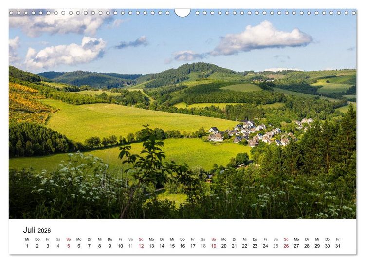 Produktbild: Westfeld-Ohlenbach - Wir feiern 50 Jahre Bundesgolddorf (Wandkalender 2026 DIN A3 quer), CALVENDO Monatskalender