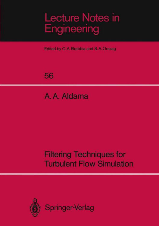 Produktbild: Filtering Techniques for Turbulent Flow Simulation