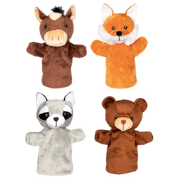 Produktbild: Handpuppen Tiere Arino, Funu, Wassti und Baru