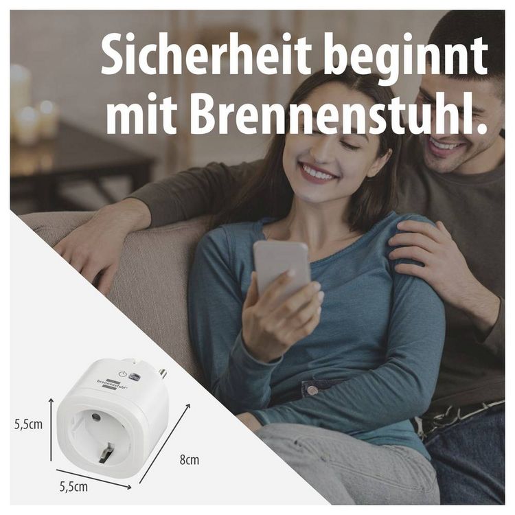 Produktbild: Brennenstuhl Connect 1294850100 Steckdose Innenbereich 3860 W (1294850100)