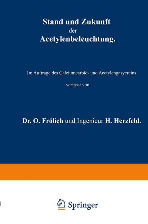 Produktbild: Stand und Zukunft der Acetylenbeleuchtung