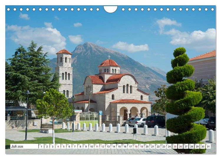 Produktbild: ALBANIENS Sch&ouml;nheiten (Wandkalender 2026 DIN A4 quer), CALVENDO Monatskalender