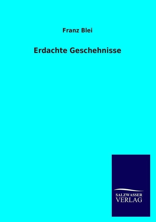 Produktbild: Erdachte Geschehnisse