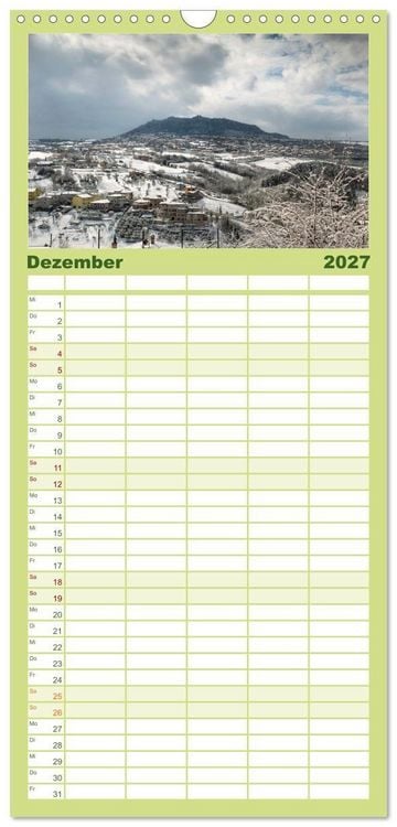 Produktbild: Familienplaner 2027 - San Marino Die &auml;lteste Republik der Welt mit 5 Spalten (Wandkalender, 21 x 45 cm) CALVENDO