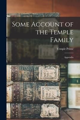 Produktbild: Some Account of the Temple Family: Appendix
