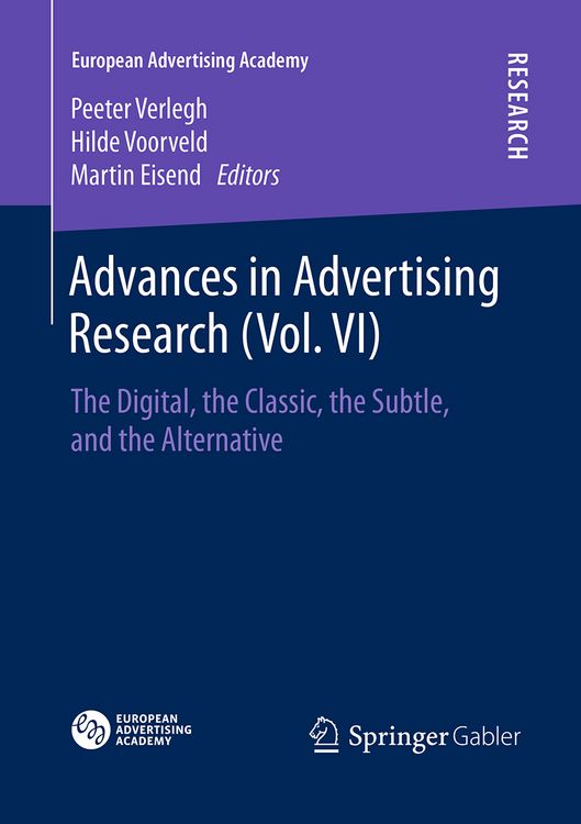 Produktbild: Advances in Advertising Research (Vol. VI)