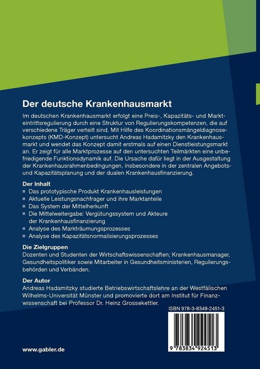 Produktbild: Der deutsche Krankenhausmarkt