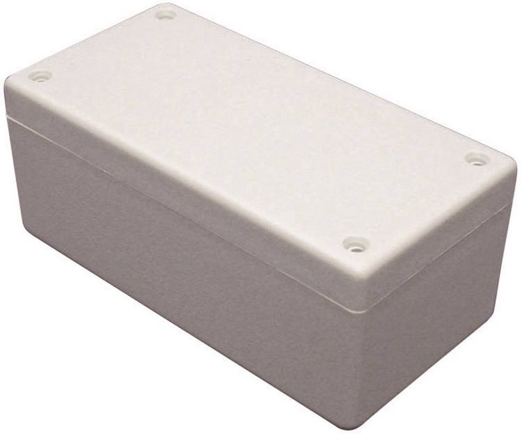 Produktbild: Hammond Electronics 1594DGY Universal-Geh&auml;use 131 x 66 x 55 ABS Lichtgrau (RAL 7035) 1St.