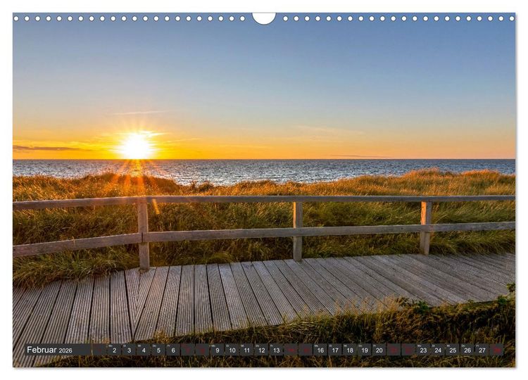 Produktbild: Sylt im Abendlicht (Wandkalender 2026 DIN A3 quer), CALVENDO Monatskalender