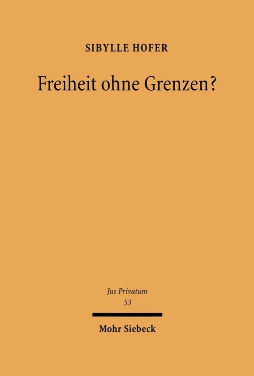 Produktbild: Freiheit ohne Grenzen?