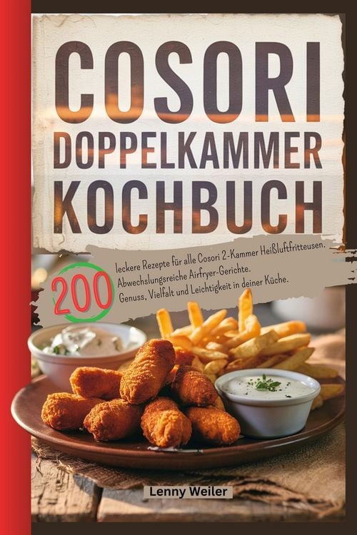 Produktbild: Cosori Doppelkammer Kochbuch