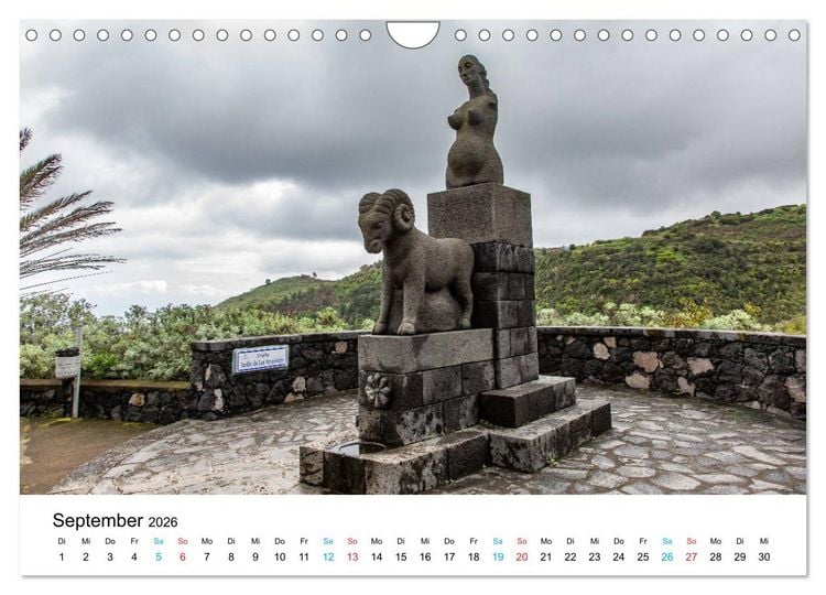Produktbild: La Palma - La Isla Bonita, die Sch&ouml;nste der Kanaren (Wandkalender 2026 DIN A4 quer), CALVENDO Monatskalender