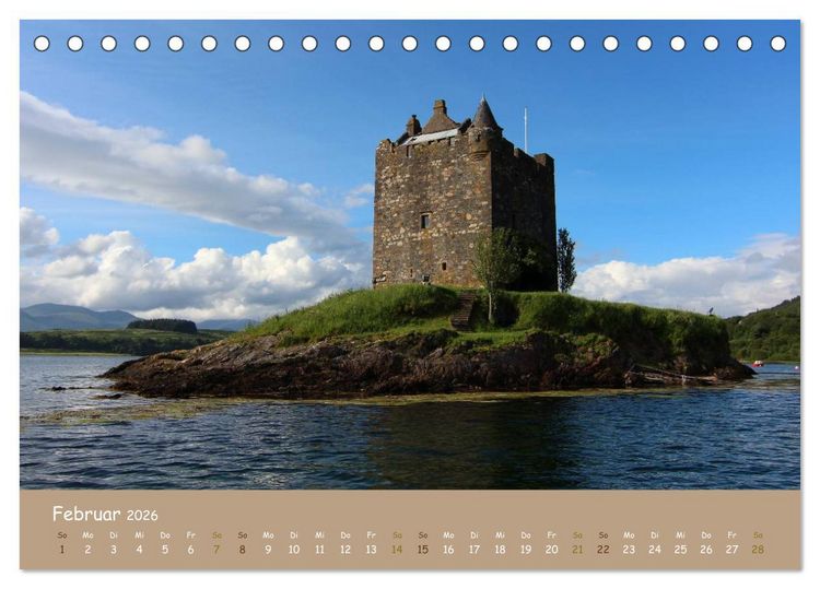 Produktbild: Schottische Highlands (Tischkalender 2026 DIN A5 quer), CALVENDO Monatskalender