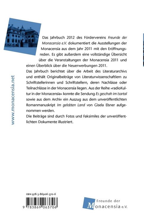 Produktbild: Freunde der Monacensia e.V.