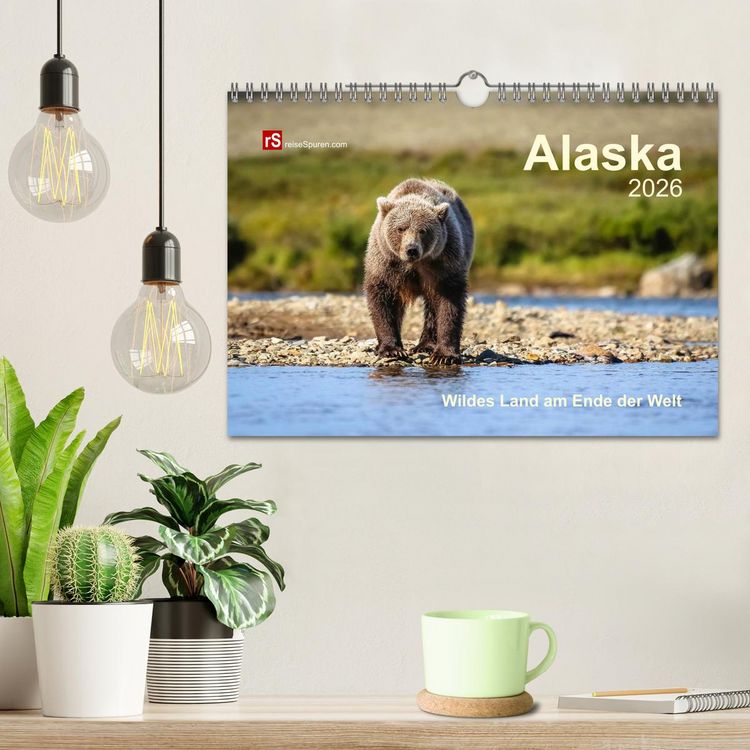 Produktbild: Alaska 2026 Wildes Land am Ende der Welt (Wandkalender 2026 DIN A4 quer), CALVENDO Monatskalender
