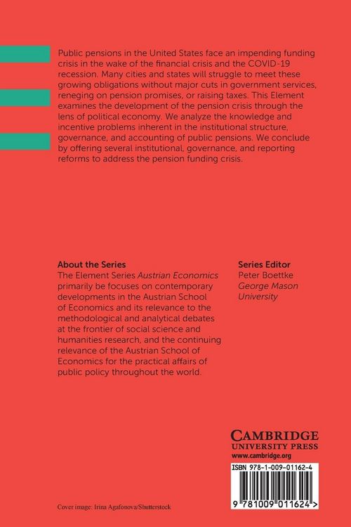 Produktbild: The Political Economy of Public Pensions