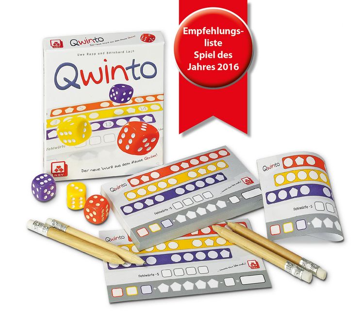 Produktbild: Qwinto, W&uuml;rfelspiel