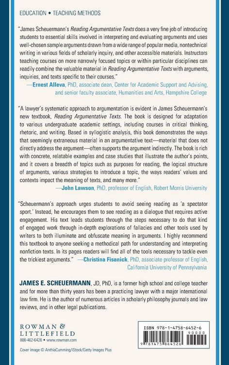 Produktbild: Reading Argumentative Texts